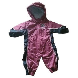 Starter Hooded Windsuit One-Piece Alabama Crimson‎ Tide size 0/3 months